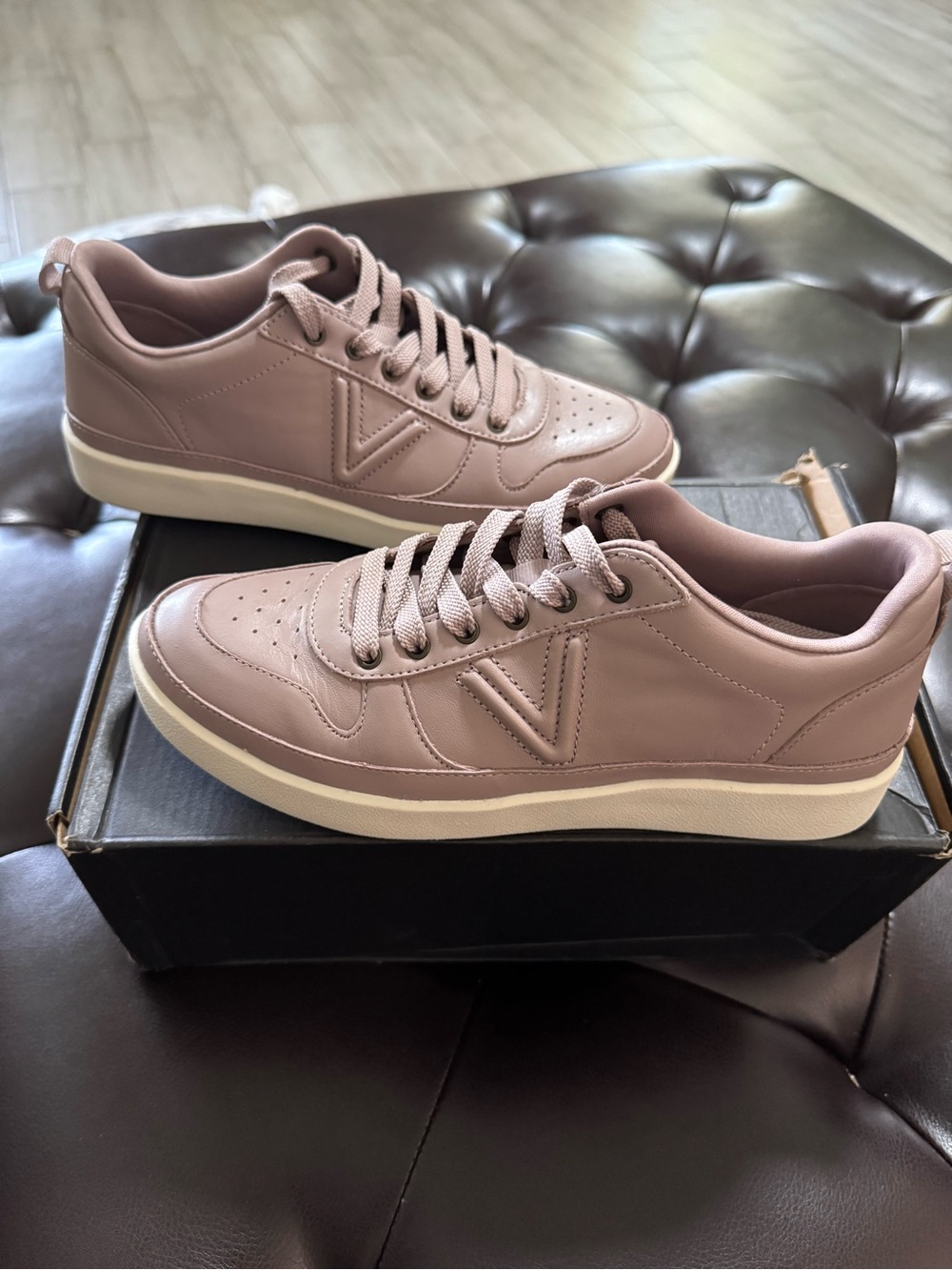 Vionic Women's Lace-Up Sneakers in Mauve